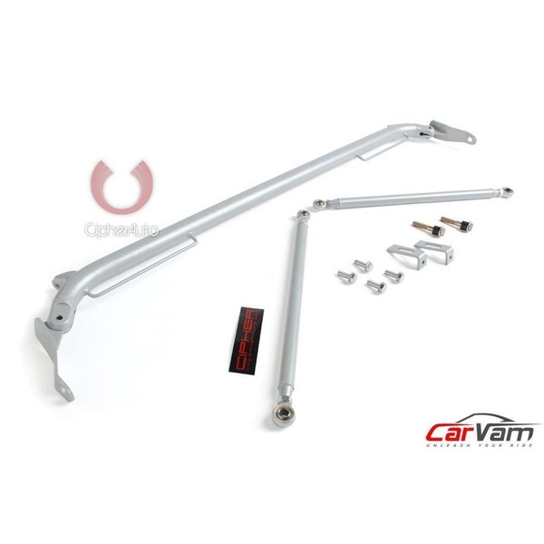 Omnisports Silver Custom Racing Harness Bar for 2012-2012 Scion FR-S - Subaru BR-Z OM3374712 - main
